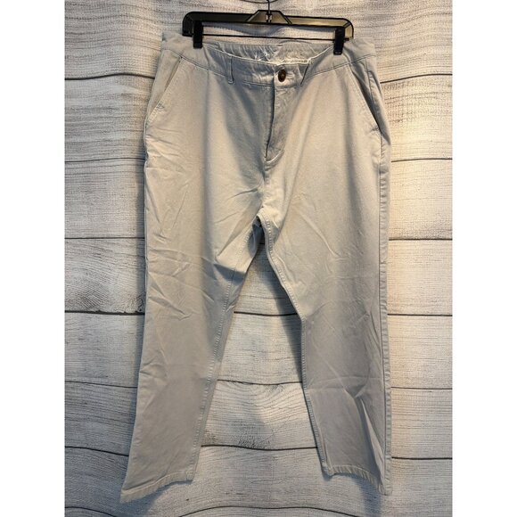 Mugsy Mens Skylines Light Gray Stretch Chinos Pants Size 42x30 - Picture 1 of 3